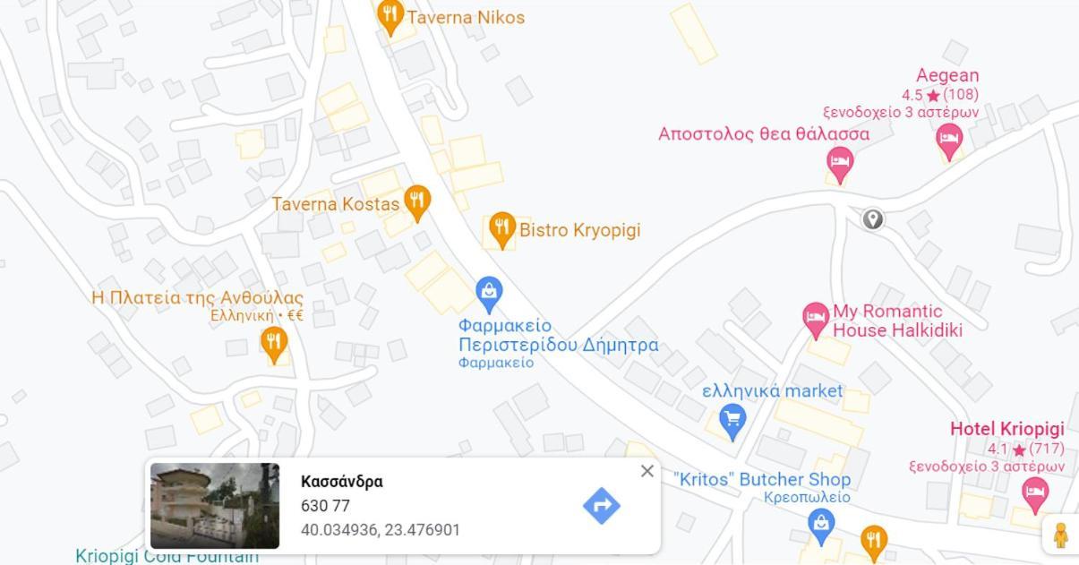 Kriopigi Apartments 外观 照片